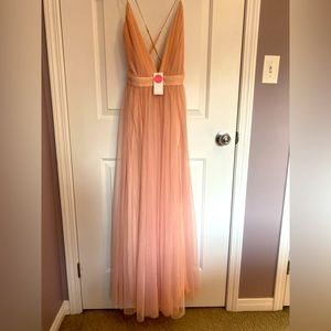 Beautiful Pink Gown by Honey. Never worn. New with Tags